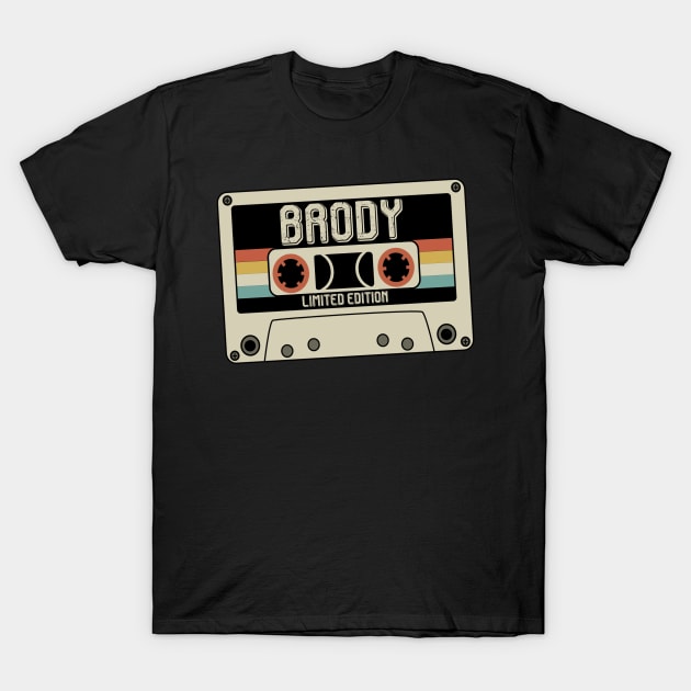 Brody - Limited Edition - Vintage Style T-Shirt by Debbie Art